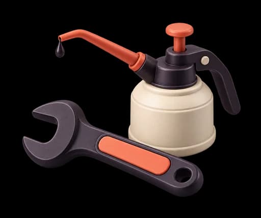 Ilustración 3D de un taller de vehículos