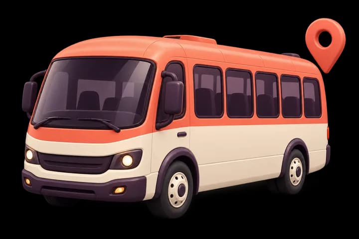 Ilustración de un bus escolar